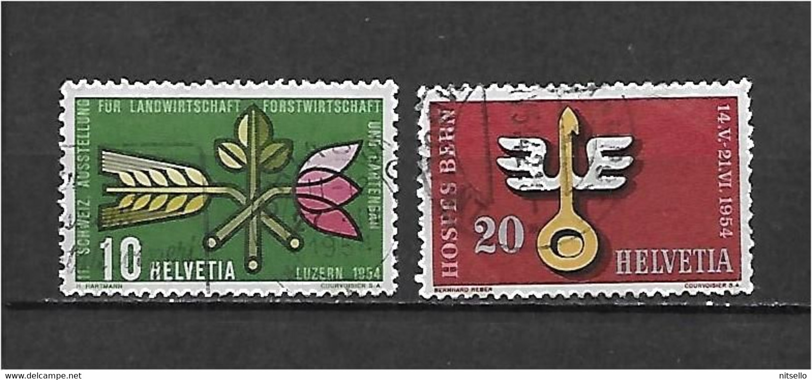 LOTE 1583  ///  SUIZA   YVERT Nº: 544/545     ¡¡¡ OFERTA - LIQUIDATION - JE LIQUIDE !!! - Used Stamps