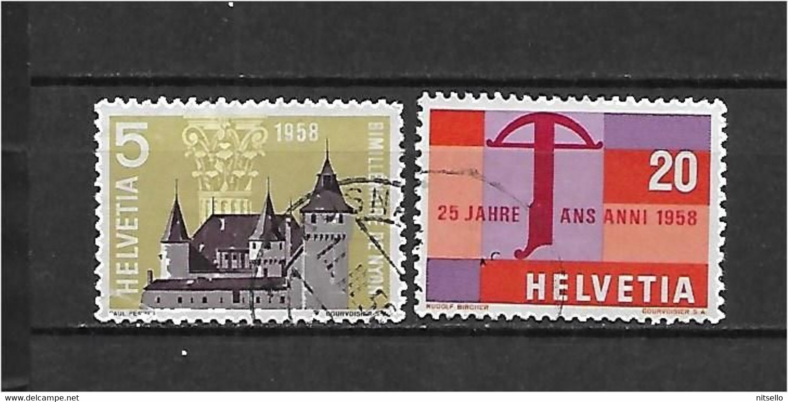 LOTE 1583  ///  SUIZA   YVERT Nº: 602+604     ¡¡¡ OFERTA - LIQUIDATION - JE LIQUIDE !!! - Used Stamps