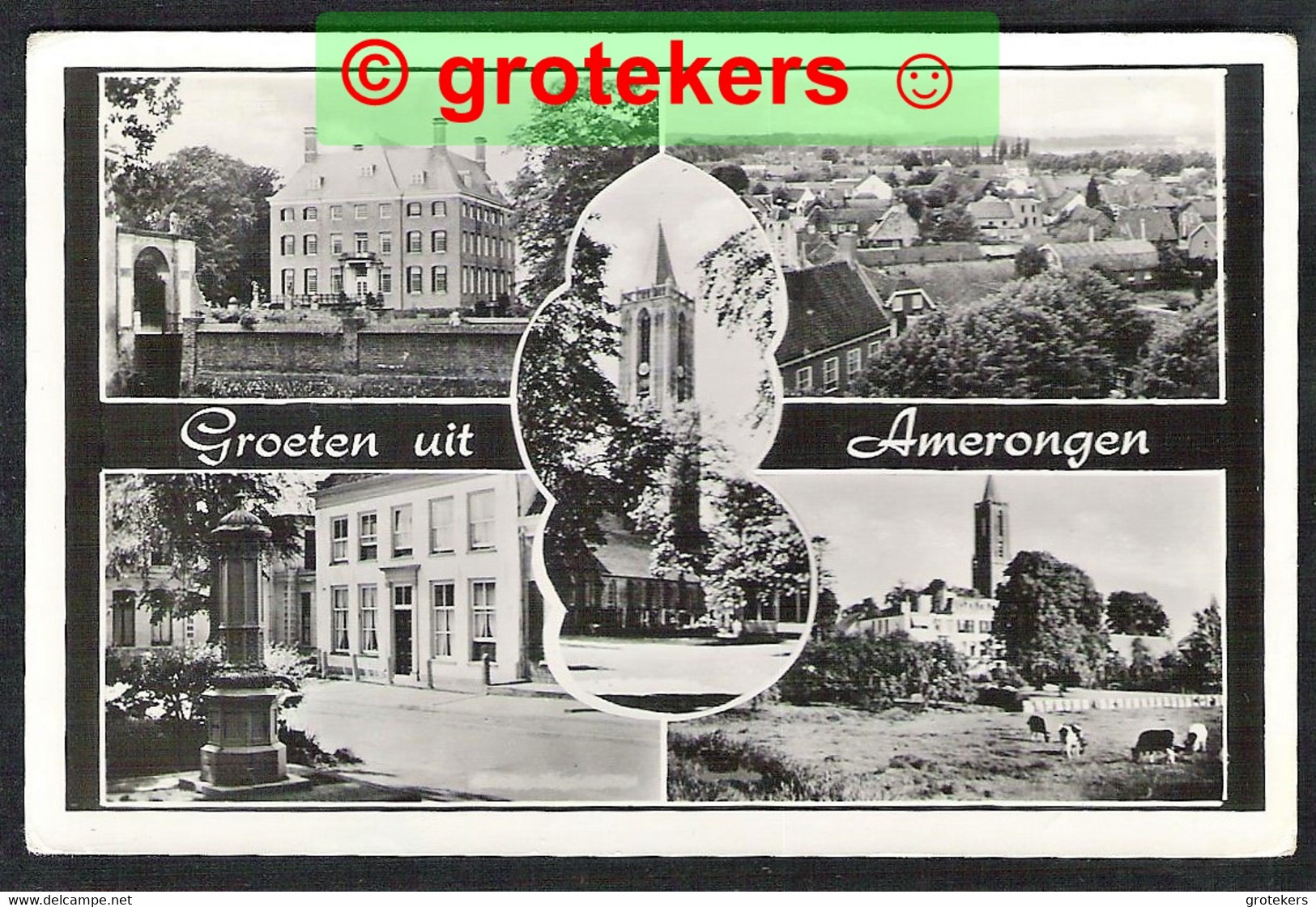 AMERONGEN Groeten Uit 5-luik 1962 - Amerongen