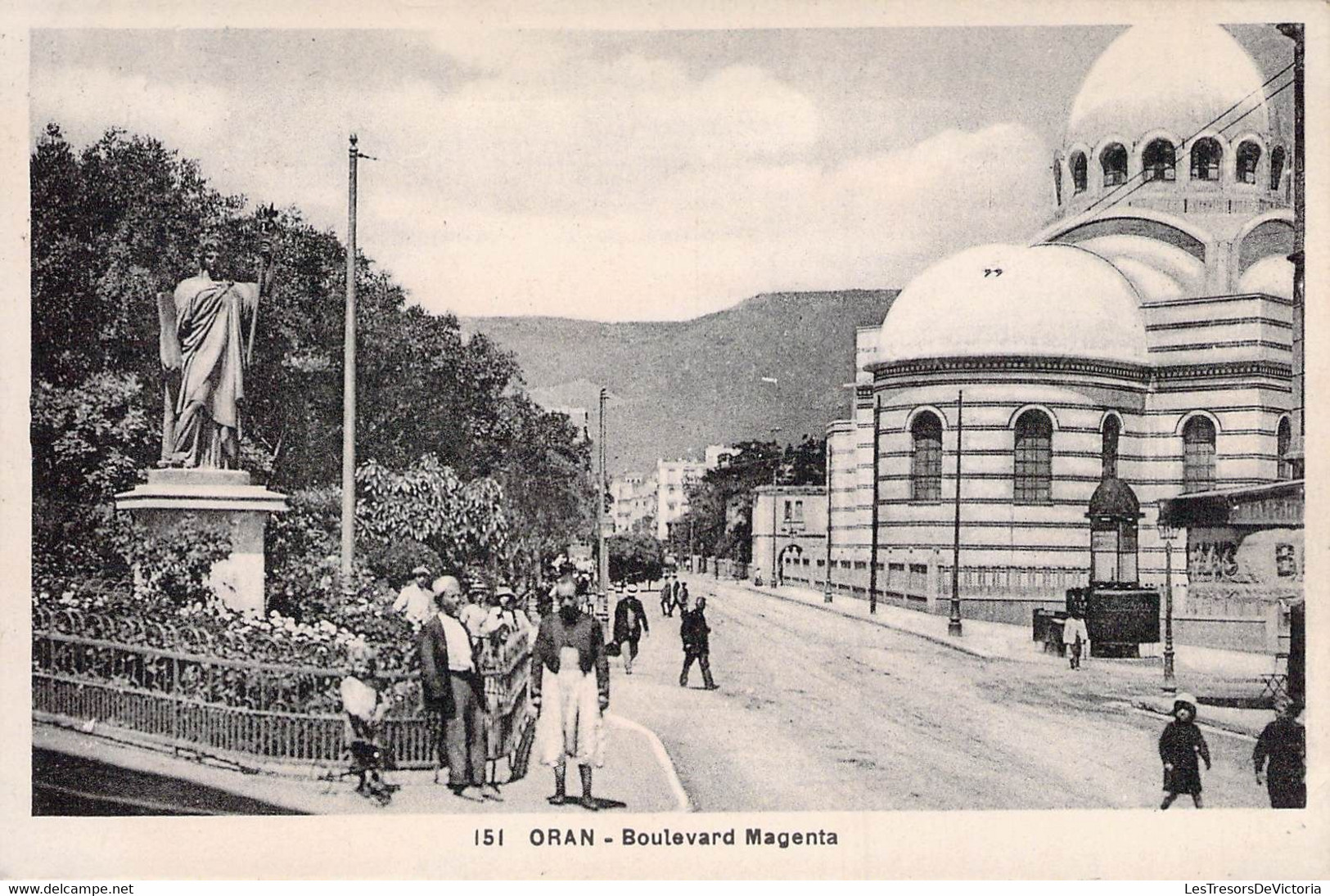 CPA - ALGERIE - Oran - Boulevard Magenta - Animée - Collection Idéale - Oran