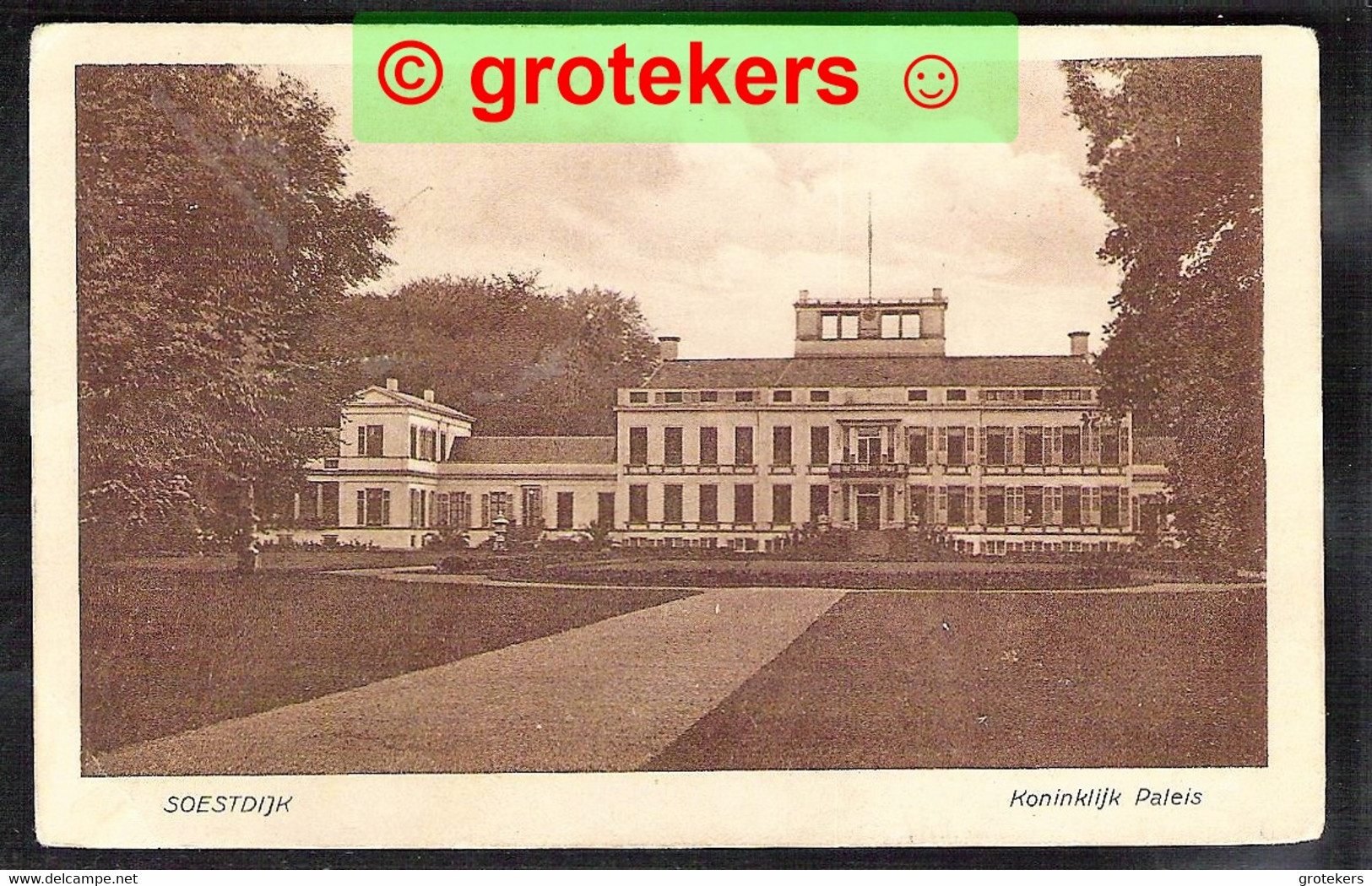 SOESTDIJK Koninklijk Paleis ± 1925 Ed: Schaefer, Amsterdam - Soestdijk