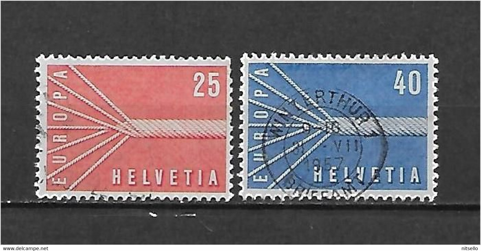 LOTE 1583  ///  SUIZA   YVERT Nº: 595/596     ¡¡¡ OFERTA - LIQUIDATION - JE LIQUIDE !!! - Used Stamps