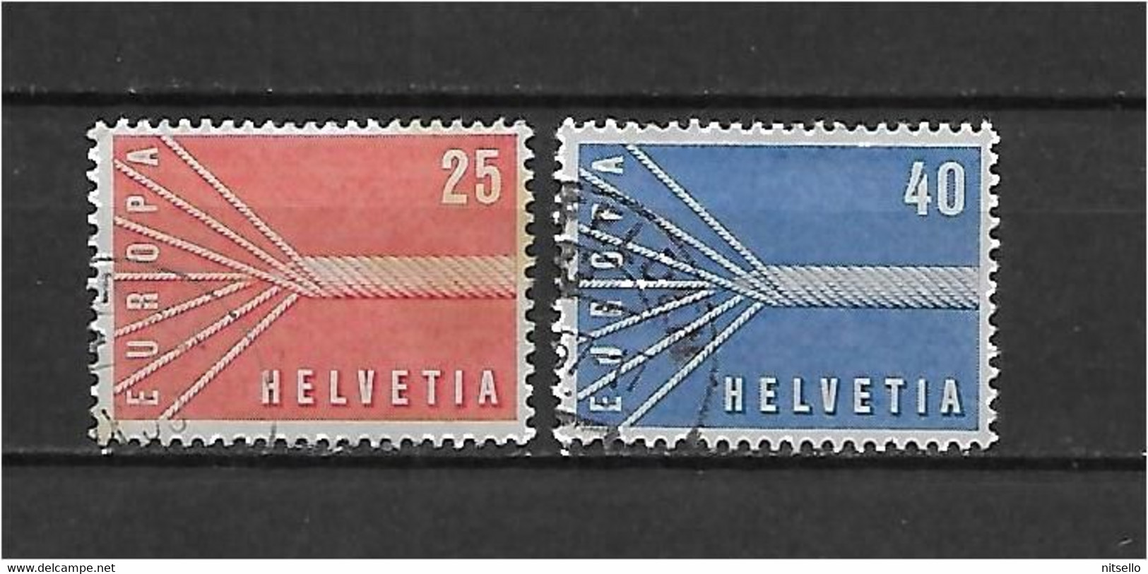 LOTE 1583  ///  SUIZA   YVERT Nº: 595/596     ¡¡¡ OFERTA - LIQUIDATION - JE LIQUIDE !!! - Used Stamps