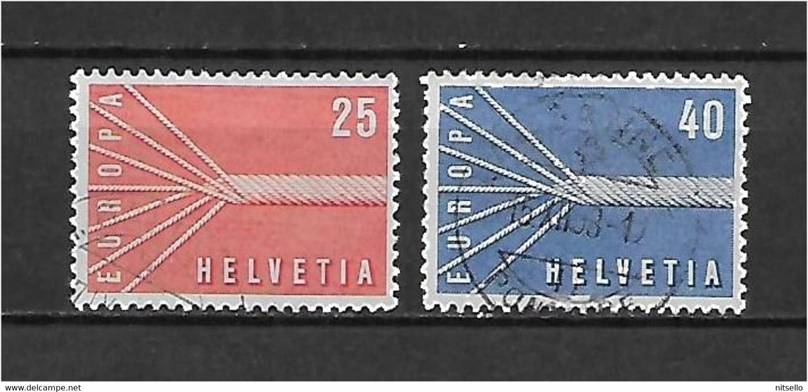 LOTE 1583  ///  SUIZA   YVERT Nº: 595/596     ¡¡¡ OFERTA - LIQUIDATION - JE LIQUIDE !!! - Used Stamps