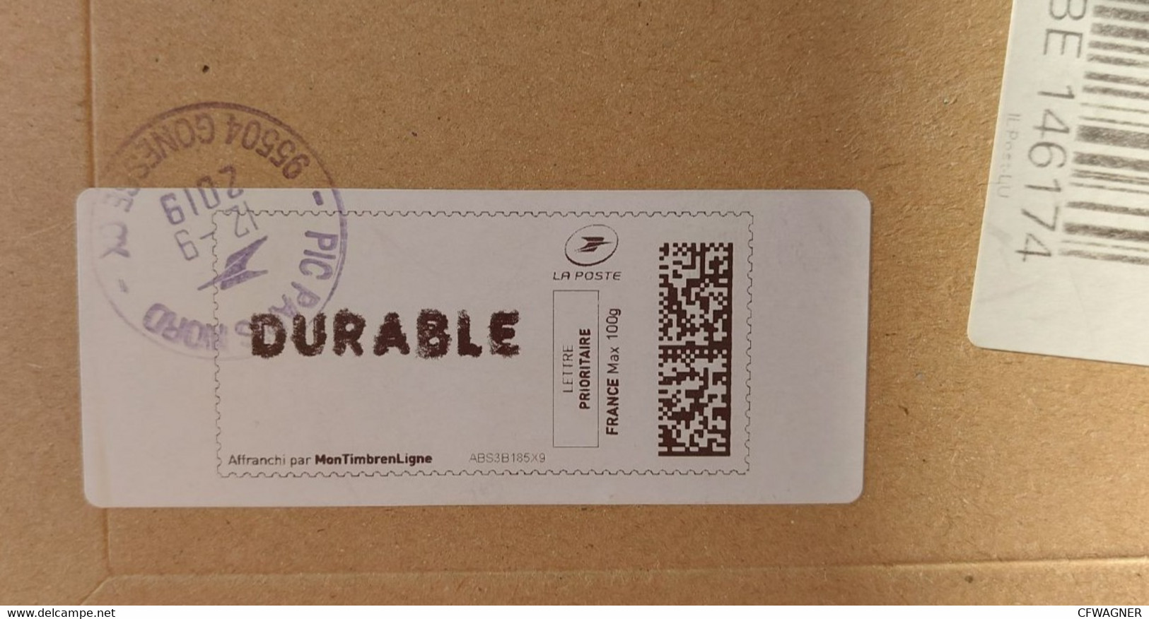 Personalized LABEL; MONTIMBRE ENLIGNE; Online étiquette Client Professionnel; On Almost DINA4 Envelop / Carton - Covers & Documents