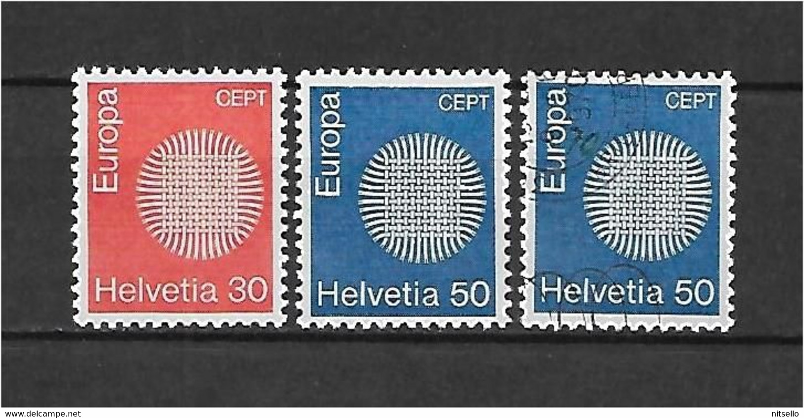 LOTE 1530  ///  SUIZA   YVERT Nº:855/856  ¡¡¡ OFERTA - LIQUIDATION - JE LIQUIDE !!! - Used Stamps