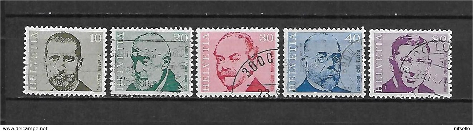 LOTE 1530  ///  SUIZA   YVERT Nº:886/890  ¡¡¡ OFERTA - LIQUIDATION - JE LIQUIDE !!! - Used Stamps