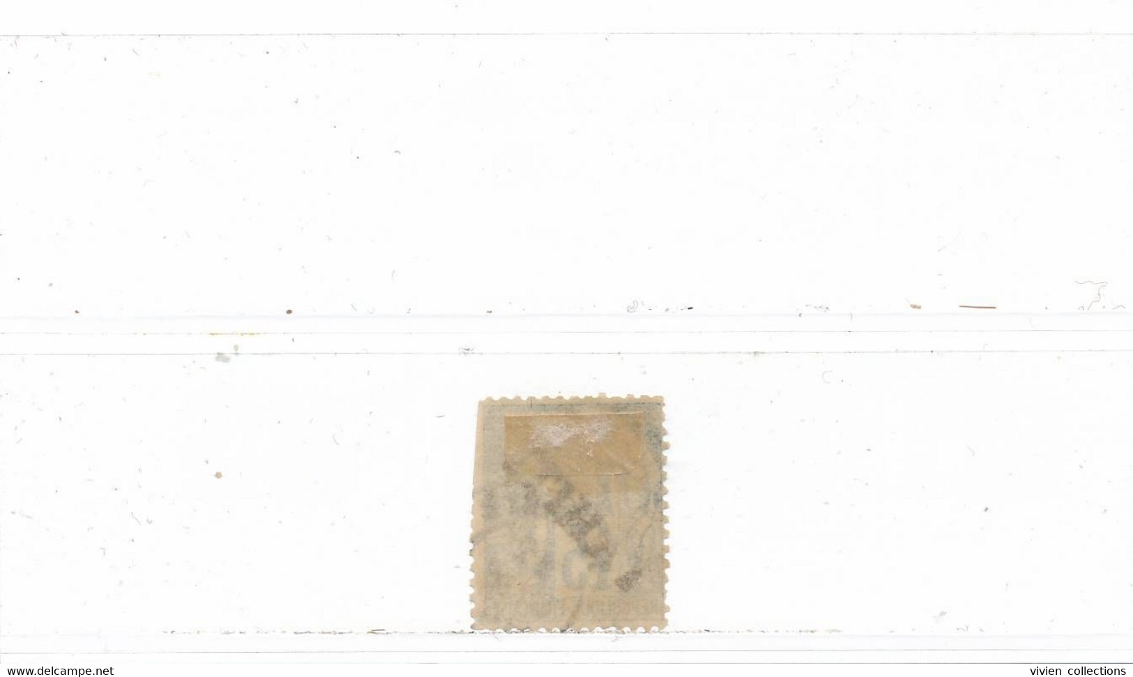 Polynésie Française - Tahiti Timbre Type Alphée Dubois N° 12 Oblitéré Papeete 12 Octobre 1894 (retaillé Bord Droit Haut) - Used Stamps