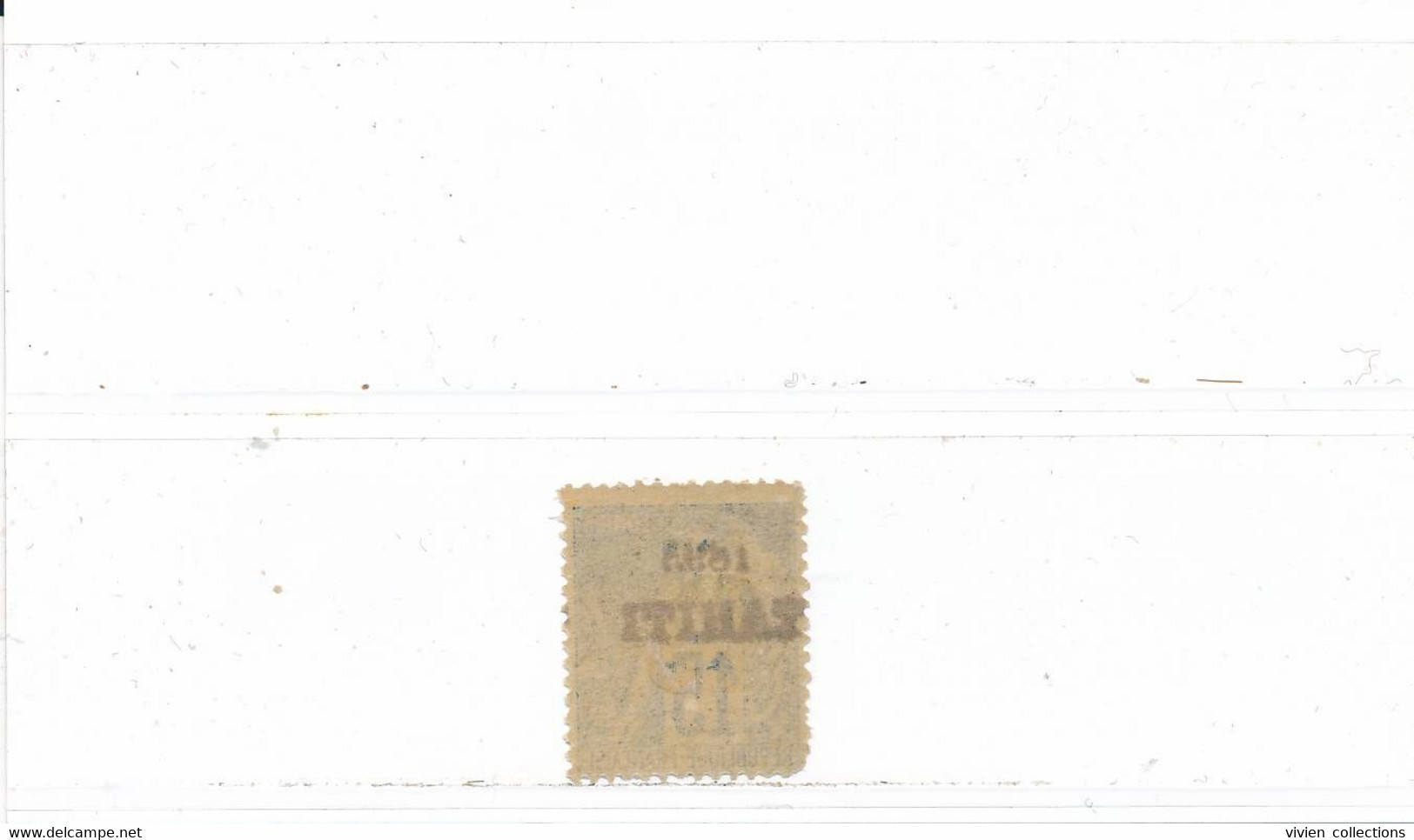 Polynésie Française - Tahiti Timbre Type Alphée Dubois N° 24 Neuf * Avec Charnière (coin Bas Gauche) - Unused Stamps