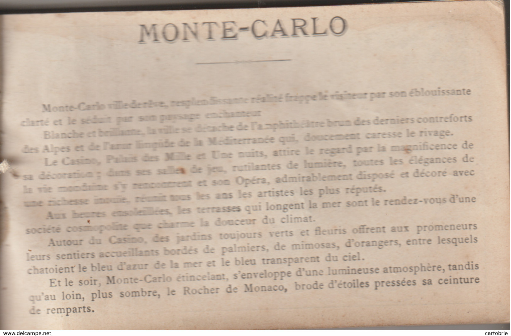 MONACO MONTE-CARLO - Album Carnet De 20 Cartes Postales - Colecciones & Lotes