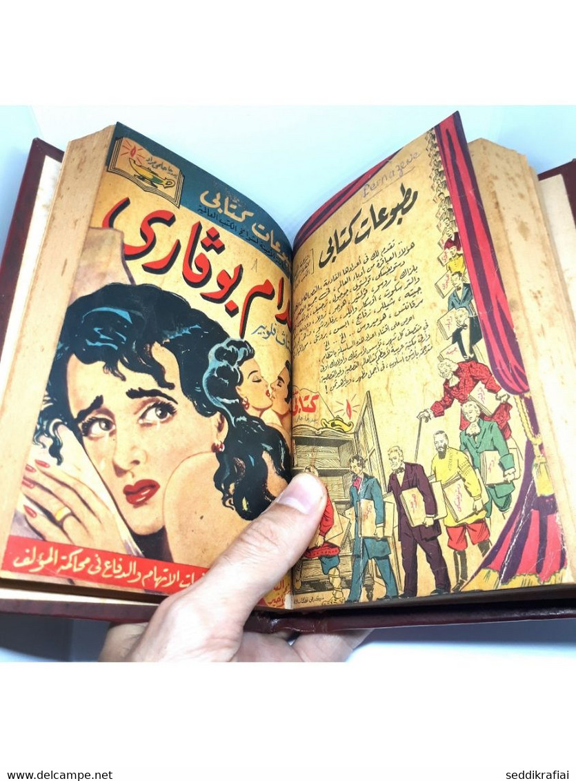 Madame Bovary Arabic Book Rare - مطبوعات كتابي حلمي مراد 1977 مدام بوفاري ج 1 ج 2