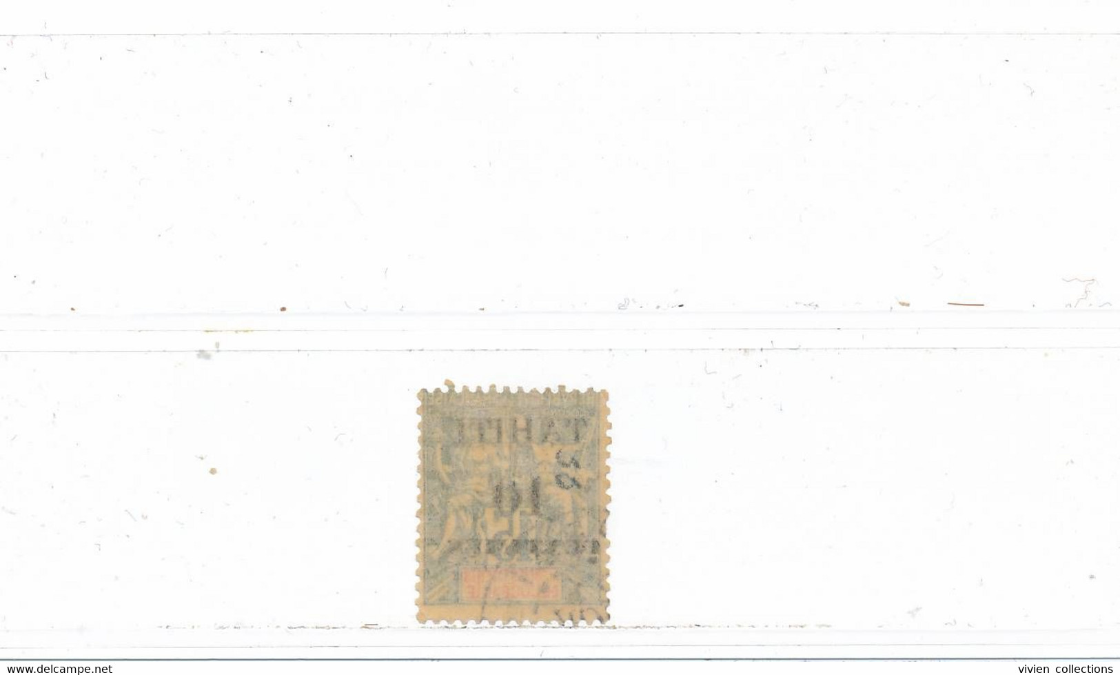 Polynésie Française - Tahiti Timbre Type Groupe N° 33 Oblitéré - Used Stamps