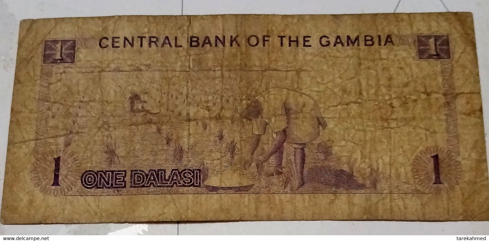 GAMBIE: Central Bank Of The Gambia. 1 Dalasi , 1971 - Gambia