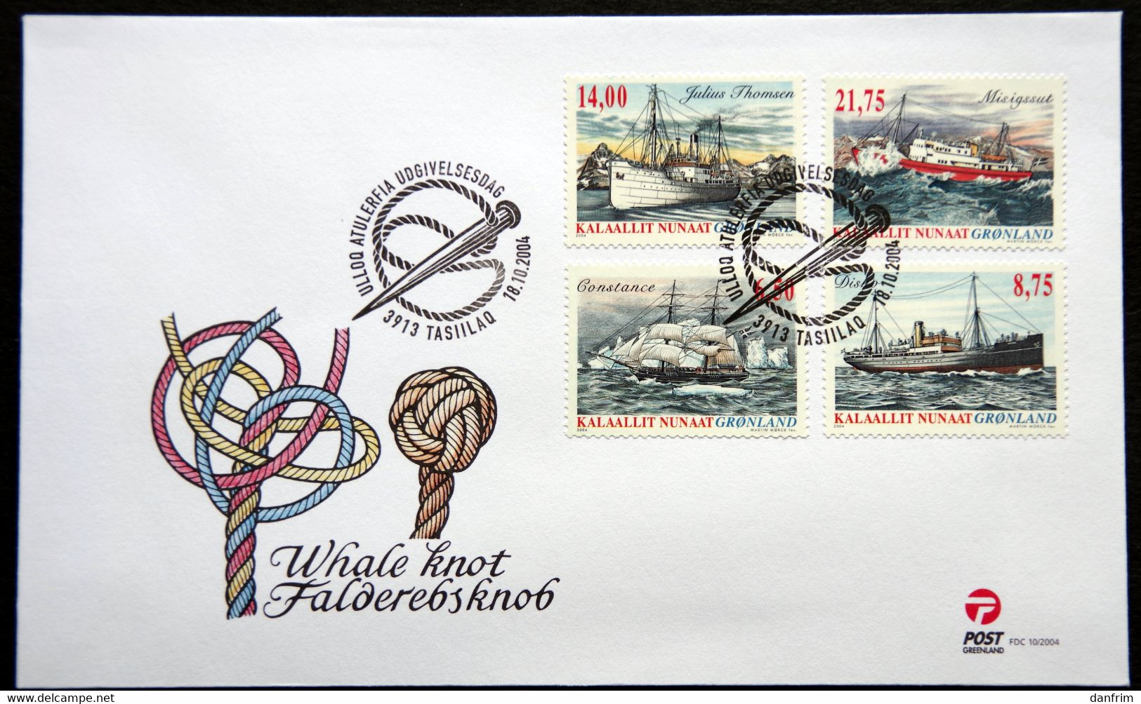 GREENLAND 2005  Minr.423-26     FDC   ( Lot Ks ) - FDC