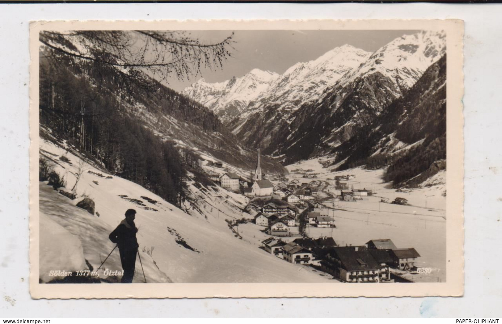 A 6450 SÖLDEN, Dorfansicht Im Winter,  1954 - Sölden