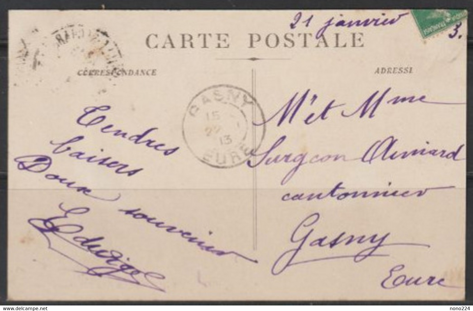 Carte P De 1913 ( Marseille / La Bibliotèque ) - Museen