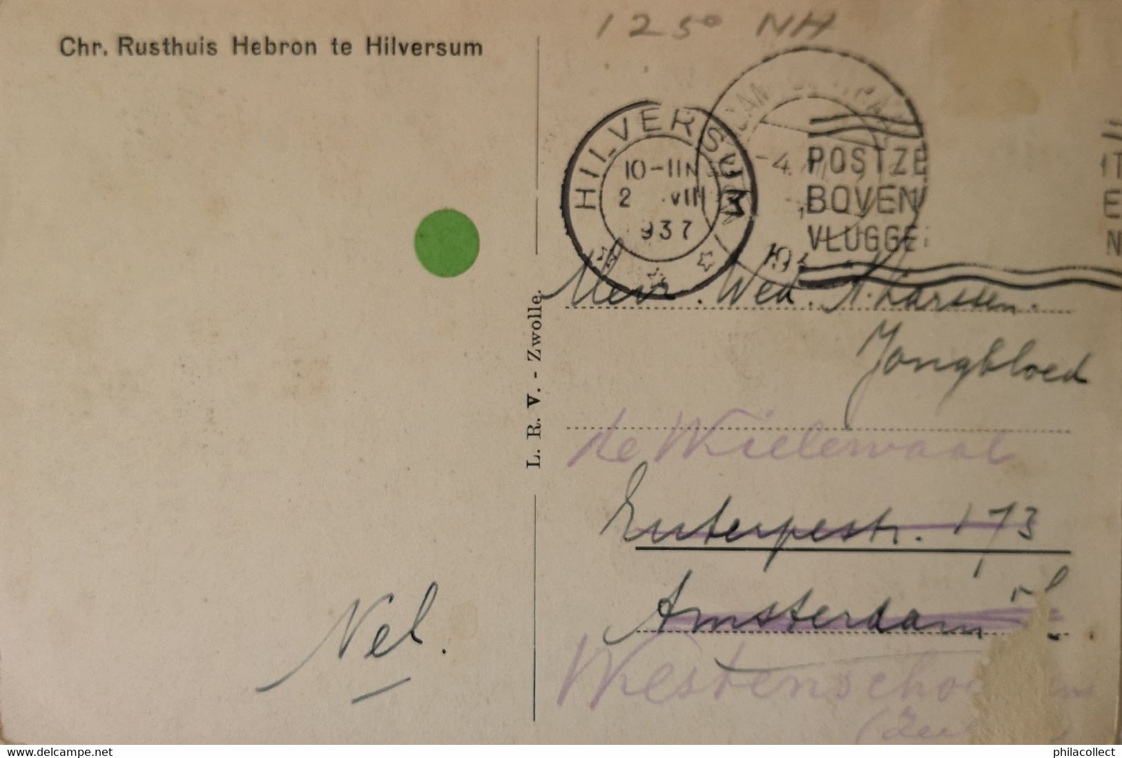 Hilversum // Rusthuis Hebron - De Nieuwe Vleugel 1937 - Hilversum