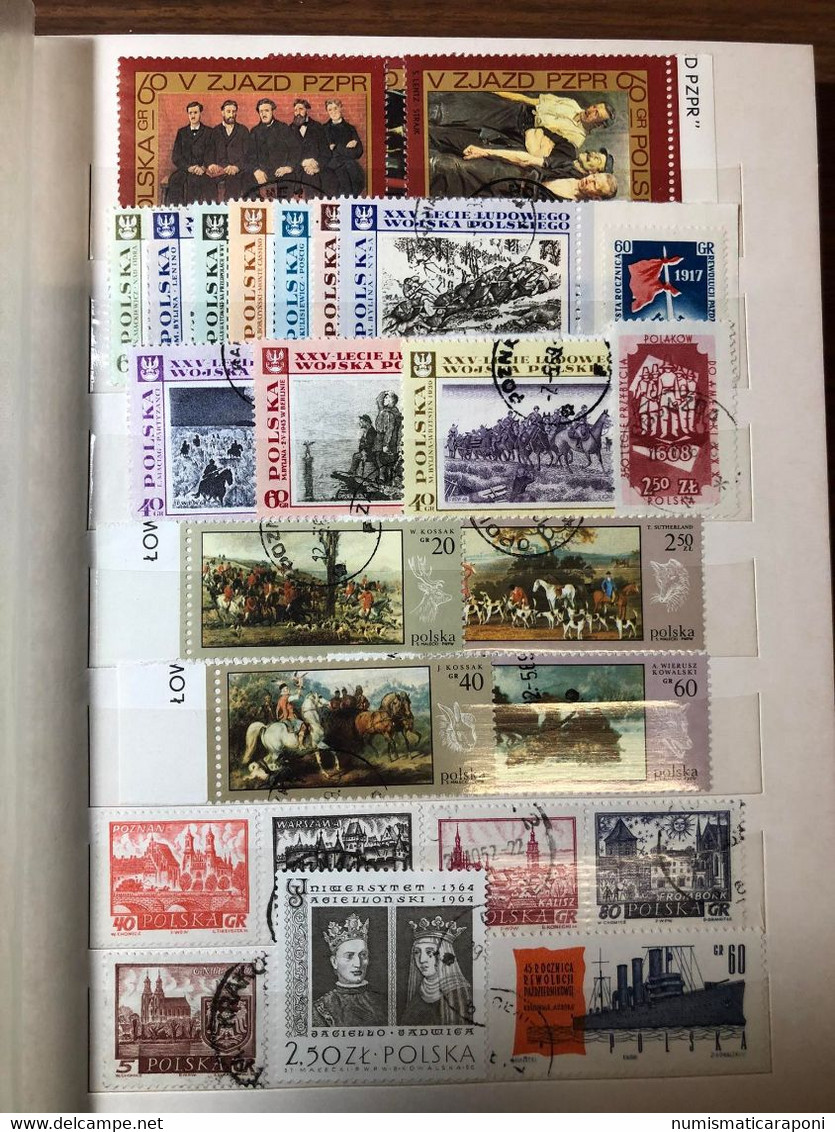 Polonia Albumino Con Oltre 260 Francobolli + 13 Foglietti Sheet ( 970 75 ) - Collezioni