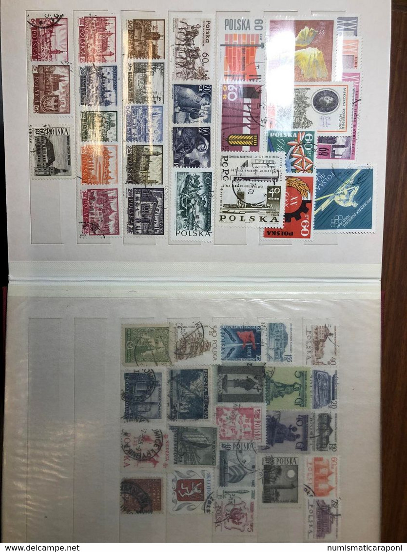 Polonia albumino con oltre 260 francobolli + 13 foglietti sheet ( 970 75 )