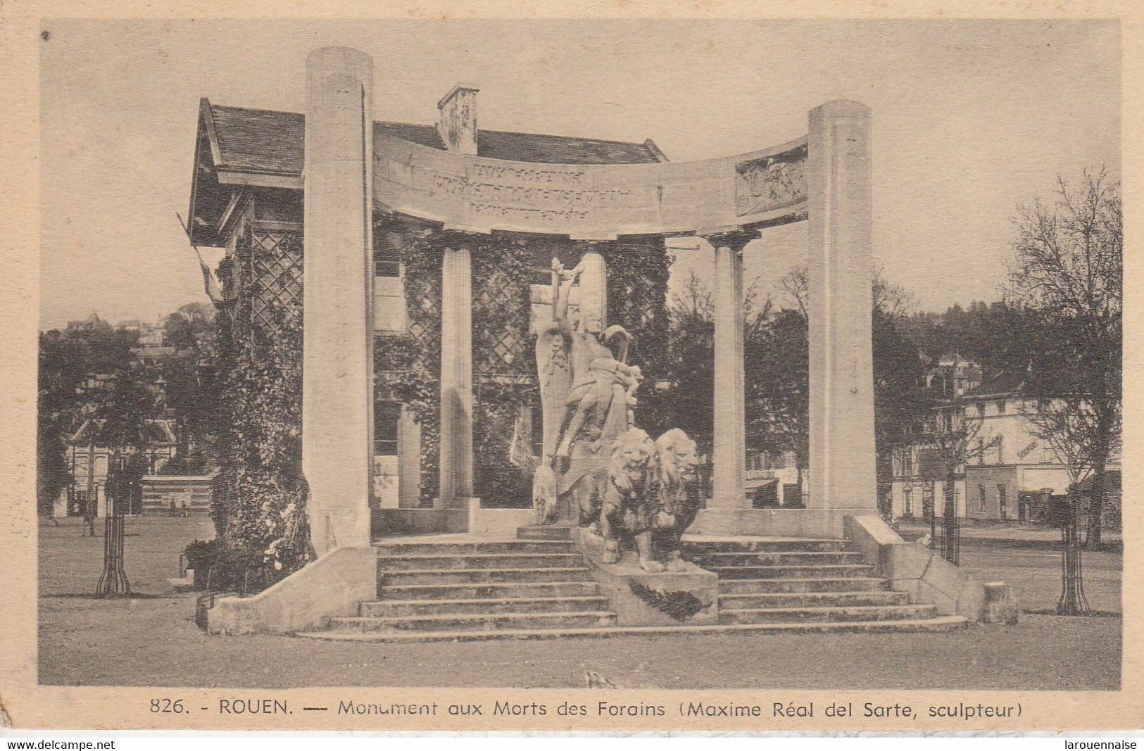 FETE FORAINE . 76 - ROUEN - Monument Aux Morts Des Forains - Kermissen