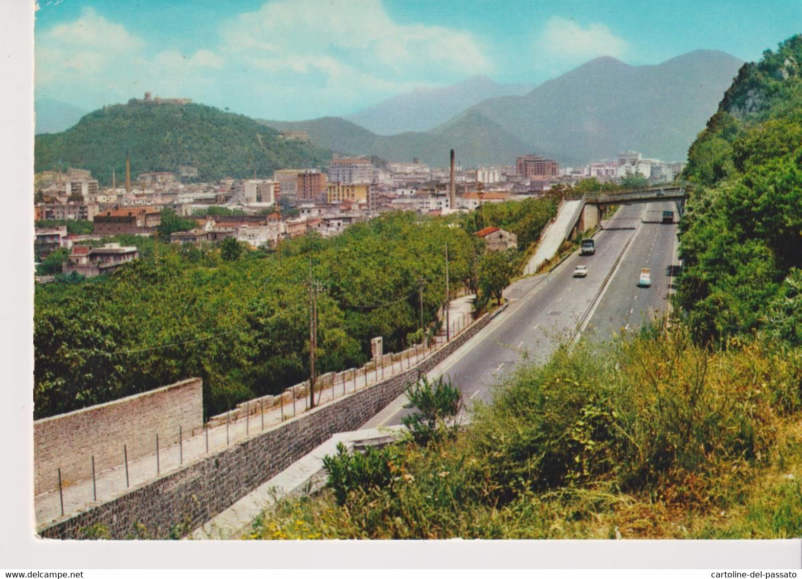 NOCERA INFERIORE SALERNO PANORAMA CON  AUTOSTRADA  NAPOLI SALERNO  VG - Cava De' Tirreni