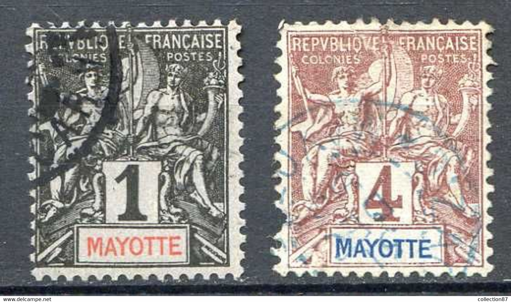 MAYOTTE < N° 1 Et 3 Ø Oblitéré Ø Used - Used Stamps