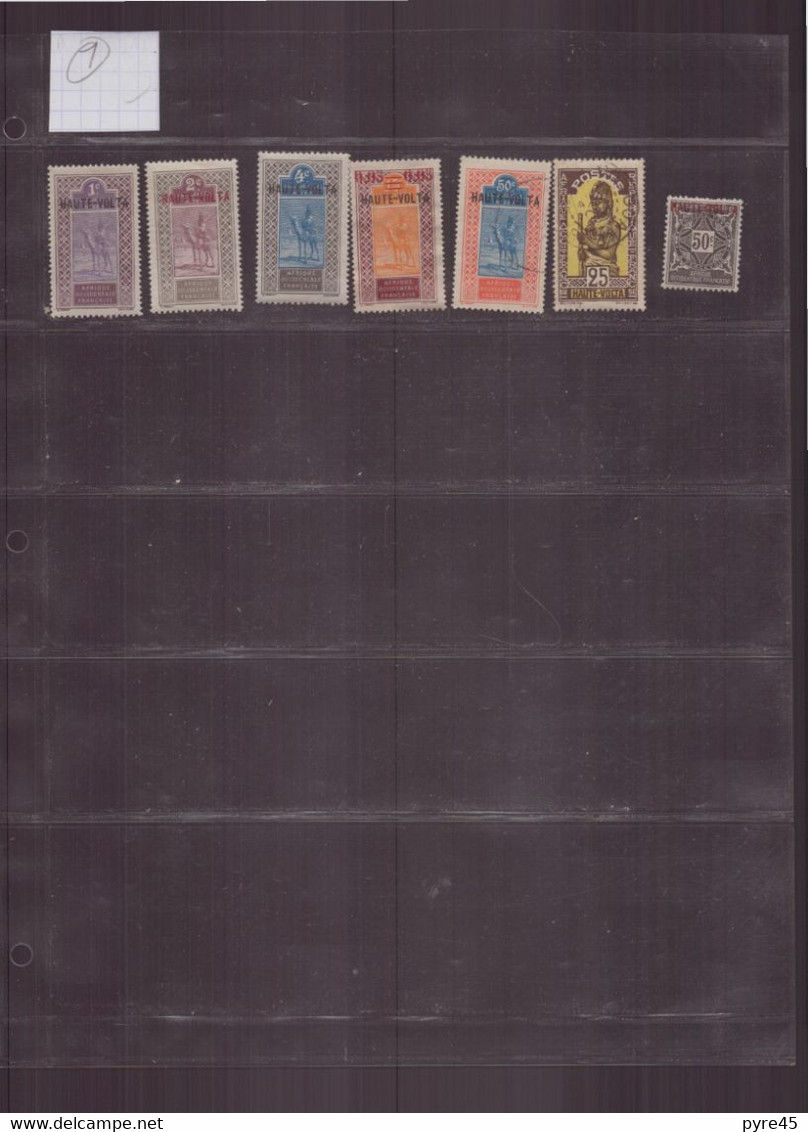 Haut Volta, Lot De 7 Timbres Tout état - Other & Unclassified