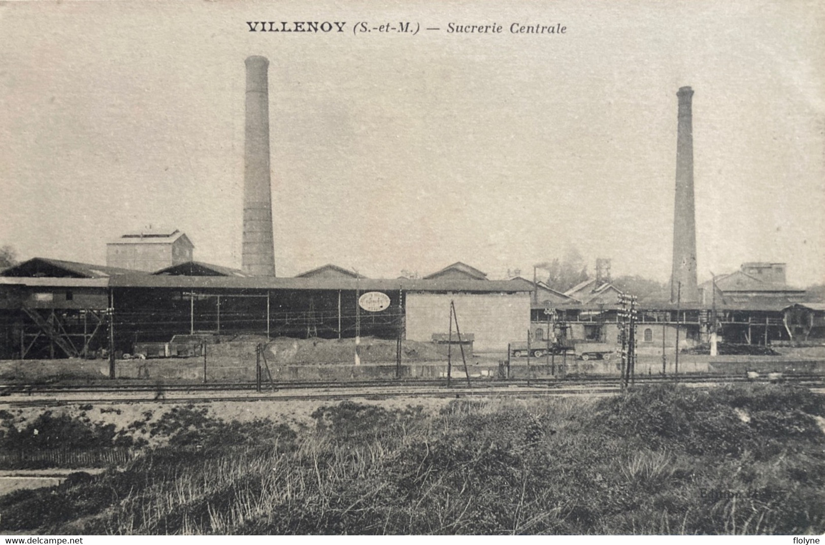 Villenoy - Vue Sur La Sucrerie Centrale - Raffinerie Usine - Villenoy