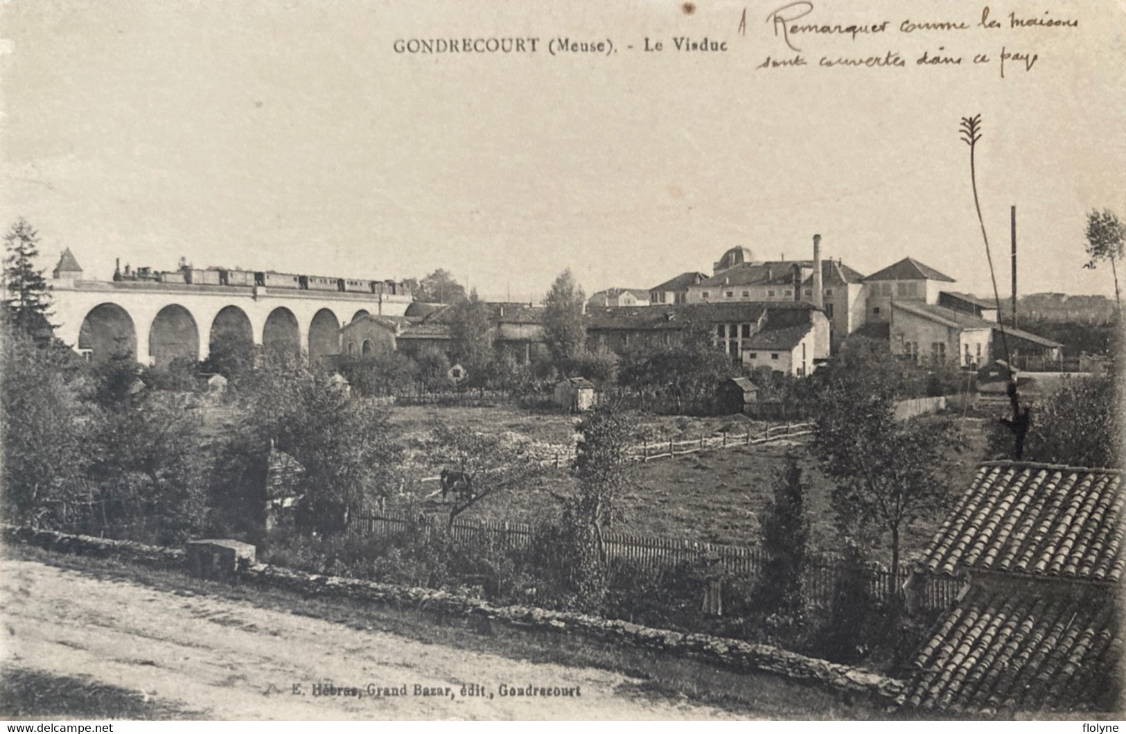 Gondrecourt - Vue Sur Le Village Et Le Viaduc - Passage Du Train Ligne De Chemin De Fer - Gondrecourt Le Chateau