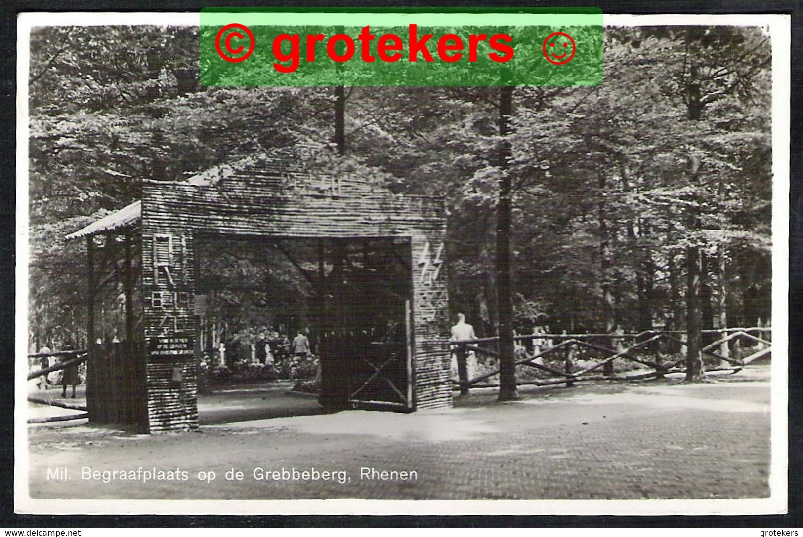 RHENEN Militaire Begraafplaats Op De Grebbeberg ± 1948 - Rhenen