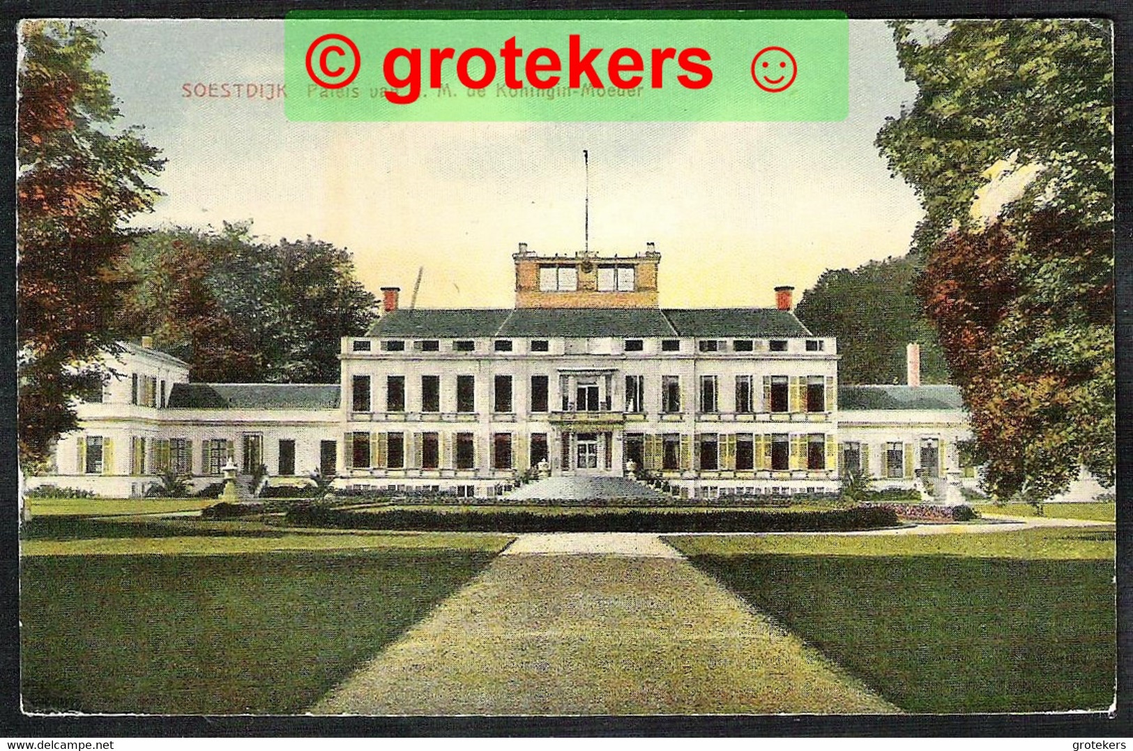 SOESTDIJK Paleis Van H.M. De Koningin-Moeder ± 1918 - Soestdijk