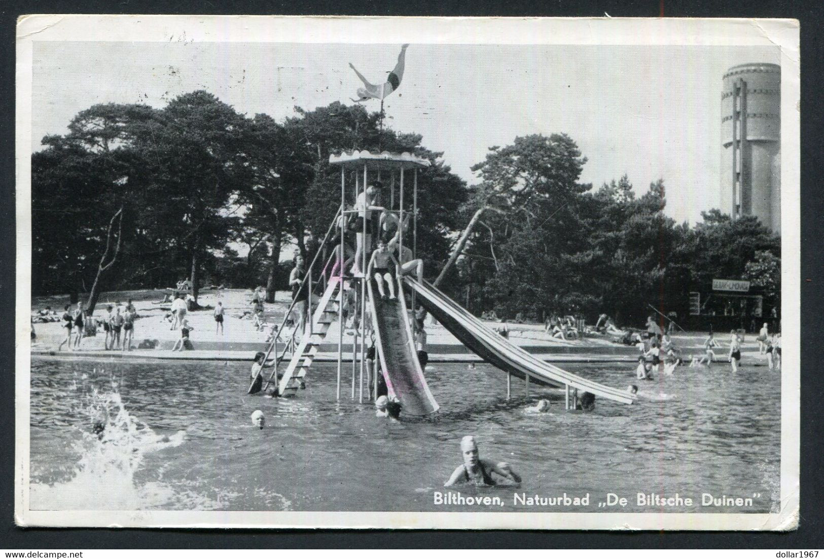 Natuurbad De Biltse Duinen , Biltseweg  Bilthoven- Used  1960  - 2 Scans For Condition.(Originalscan !!) - Bilthoven