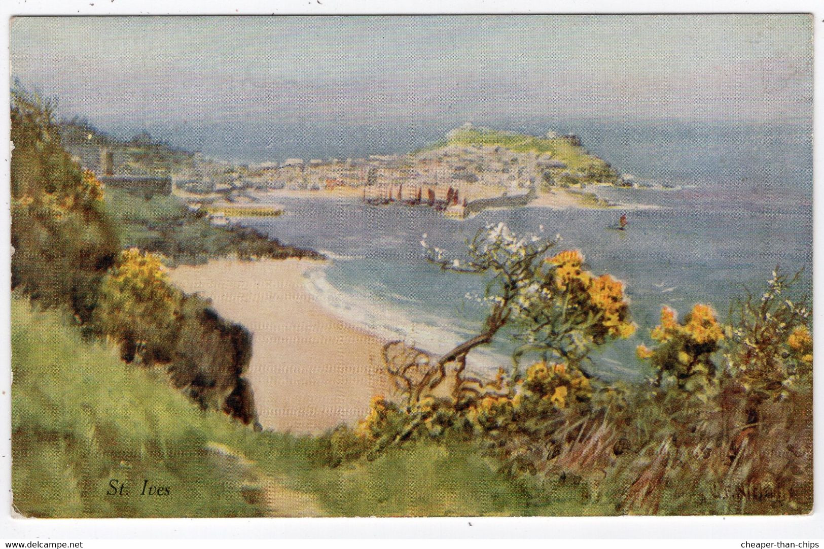 ST. IVES - Artist G.F. Nicholls - A & C Black Series 29 - St.Ives