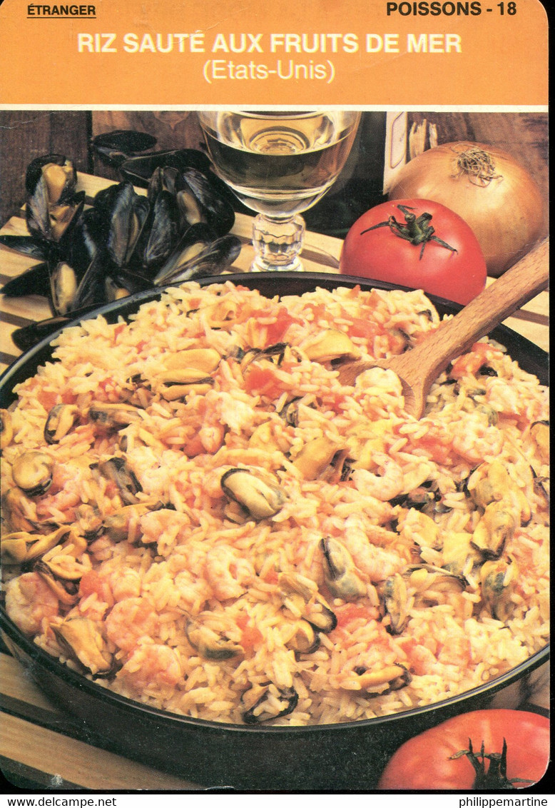 Etats Unis - Riz Sauté Aux Fruits De Mer (moules, Crevettes...) - Küche & Rezepte