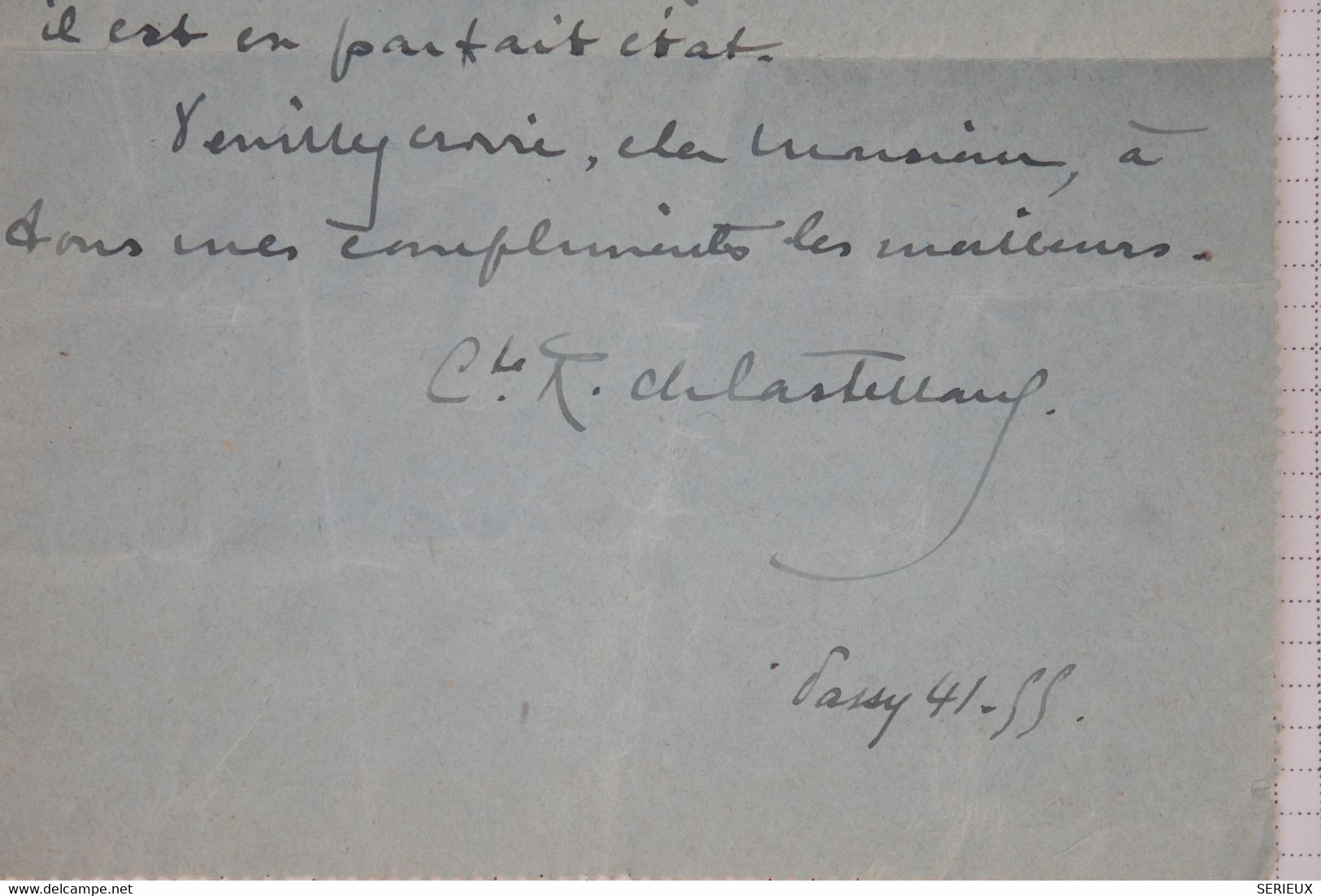 BB9 FRANCE TELEGRAPHE  BELLE CARTE  ENTIER PNEUMATIQUE  RR 1921 PARIS + SEMEUSE +AFFRANC. INTERESSANT+ - Pneumatici