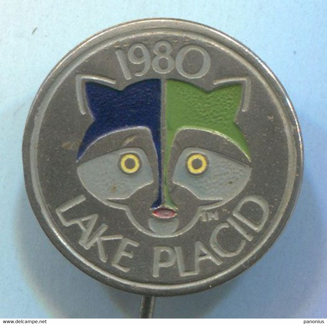 Olympic Games Lake Placid 1980. Olympiade, Vintage Pin Badge Abzeichen - Jeux Olympiques