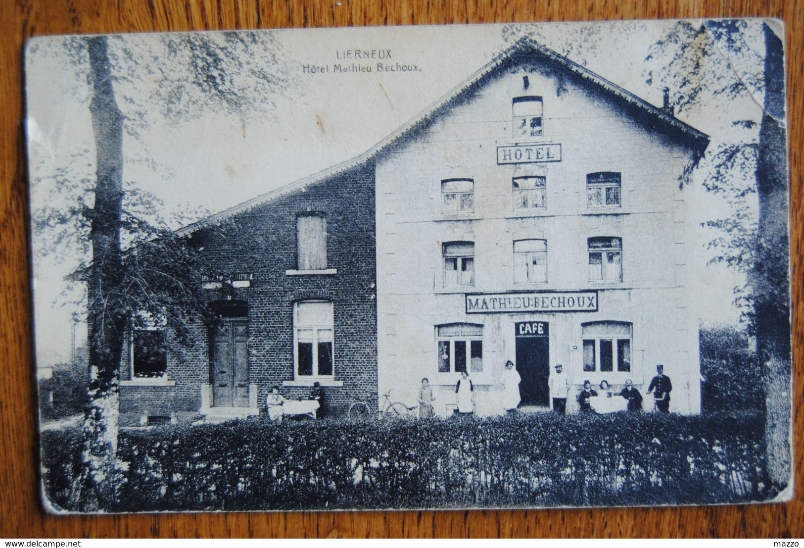 207/ LIERNEUX - Hôtel - Café  MATHIEU-BECHOUX-Pension-Chambres Pour Voyageurs - Lierneux