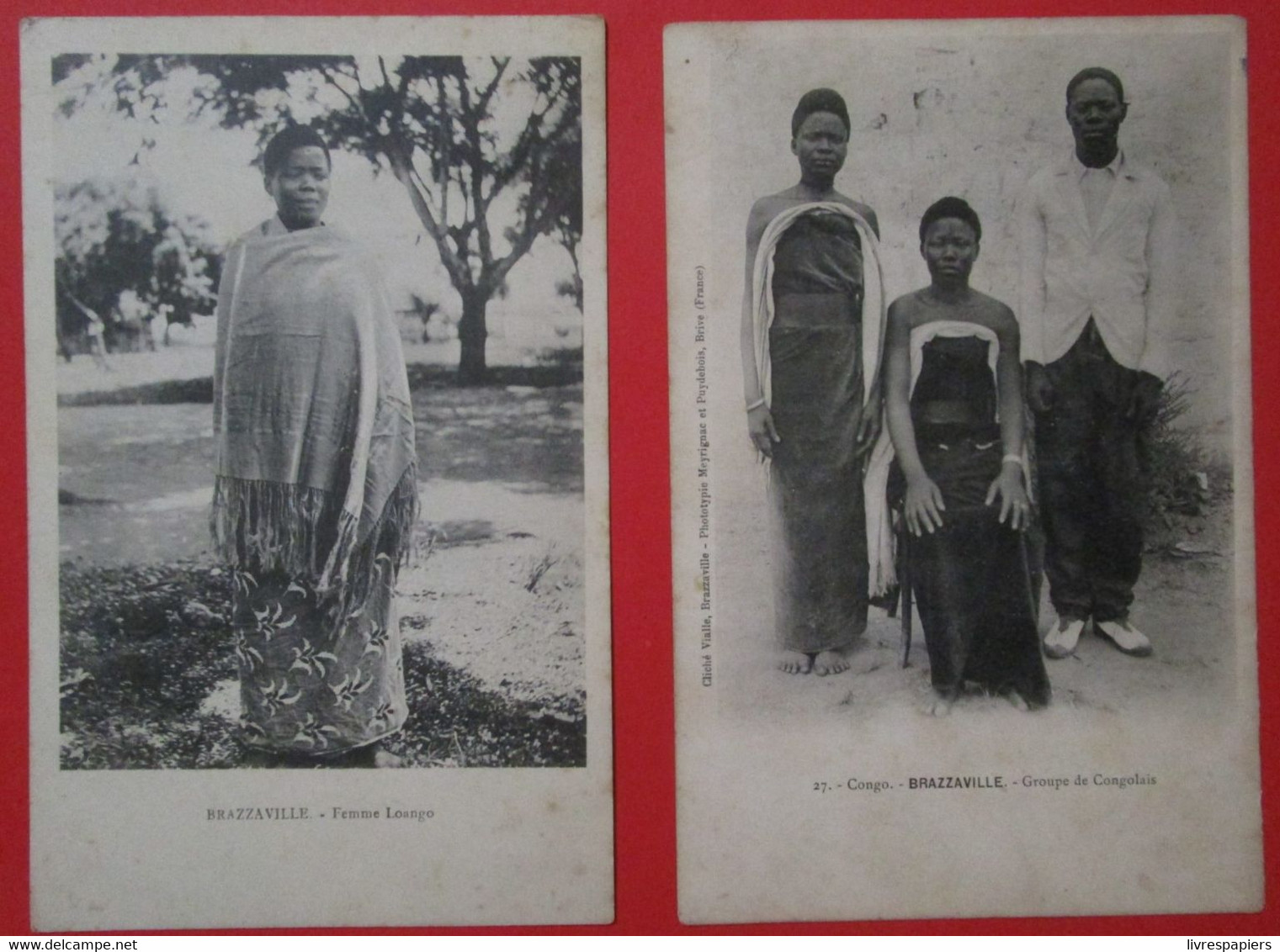 Congo Lot 2 Cpa Brazzaville Femmes - Brazzaville