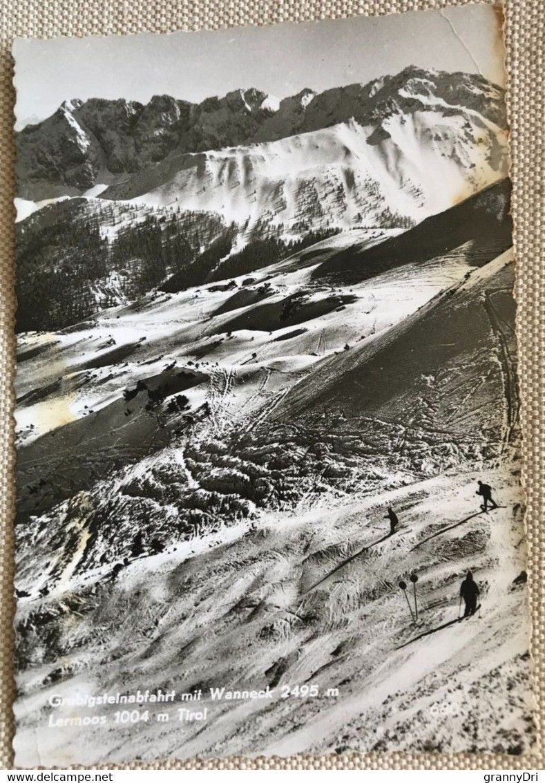 Aut Lermoos 1966 Le Wanneck 2495m Enneige Piste De Ski Skieurs -ph Waitz - Lermoos