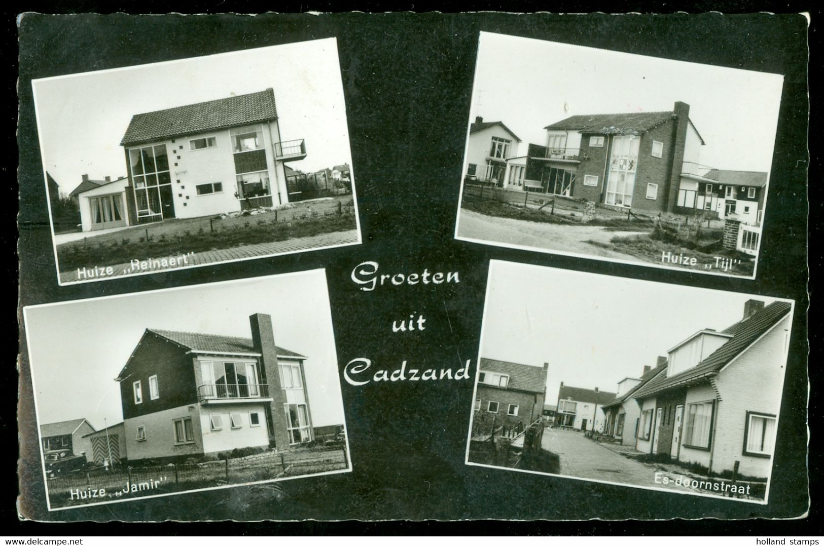 ANSICHTKAART * ZEELAND * GROETEN UIT CADZAND * 4-LUIK   (3944e) - Cadzand