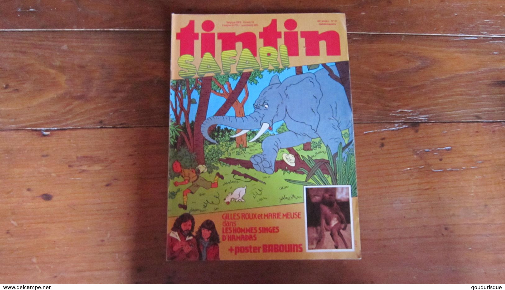 TINTIN JOURNAL DE   TINTIN  N°31 De La 36ème Année  ILLUSTRATION COUVERTURE   HERGE - Tintin