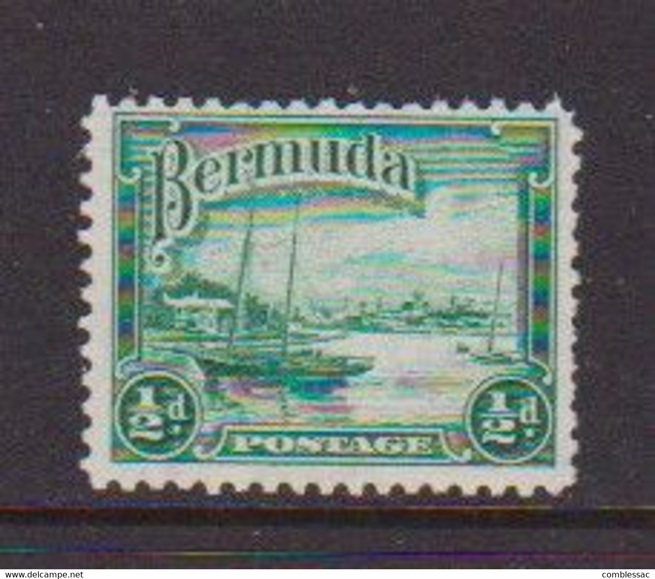 BERMUDA    1936    1/2d  Bright  Green    MH - Bermudas