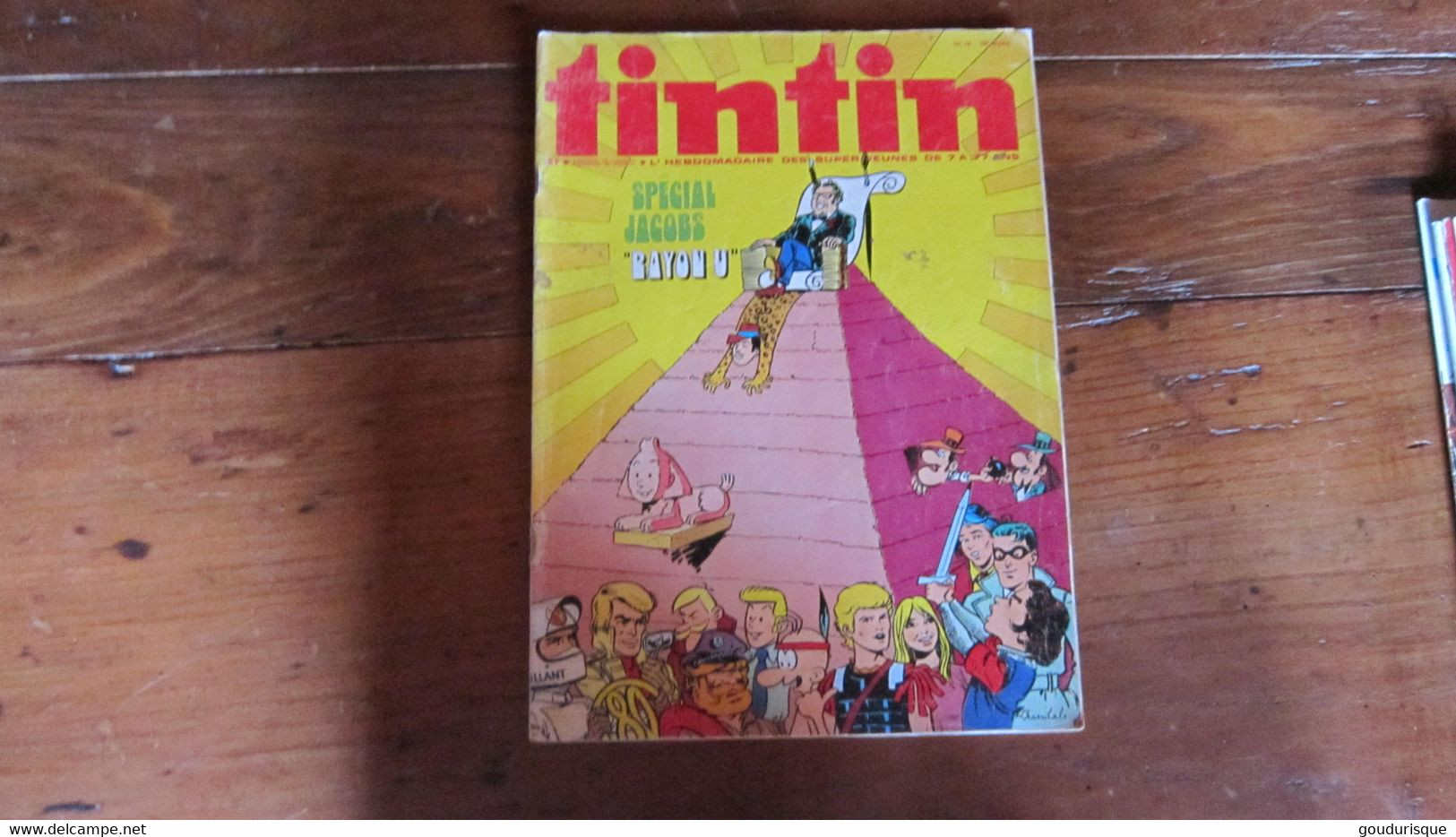 TINTIN JOURNAL DE TINTIN SPECIAL JACOB N°18 De La 29ème Année ILLUSTRATION   COUVERTURE CRAENHALS - Blake Et Mortimer