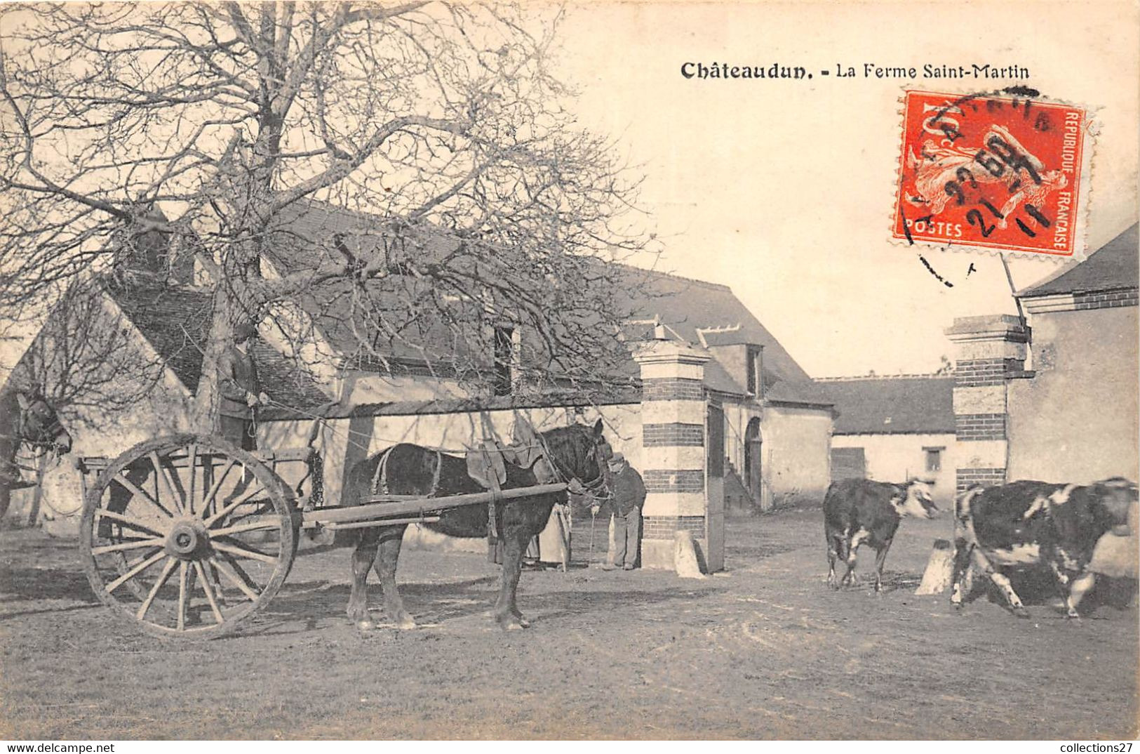 28-CHATEAUDUN-LA FERME SAINT-MARTIN - Chateaudun