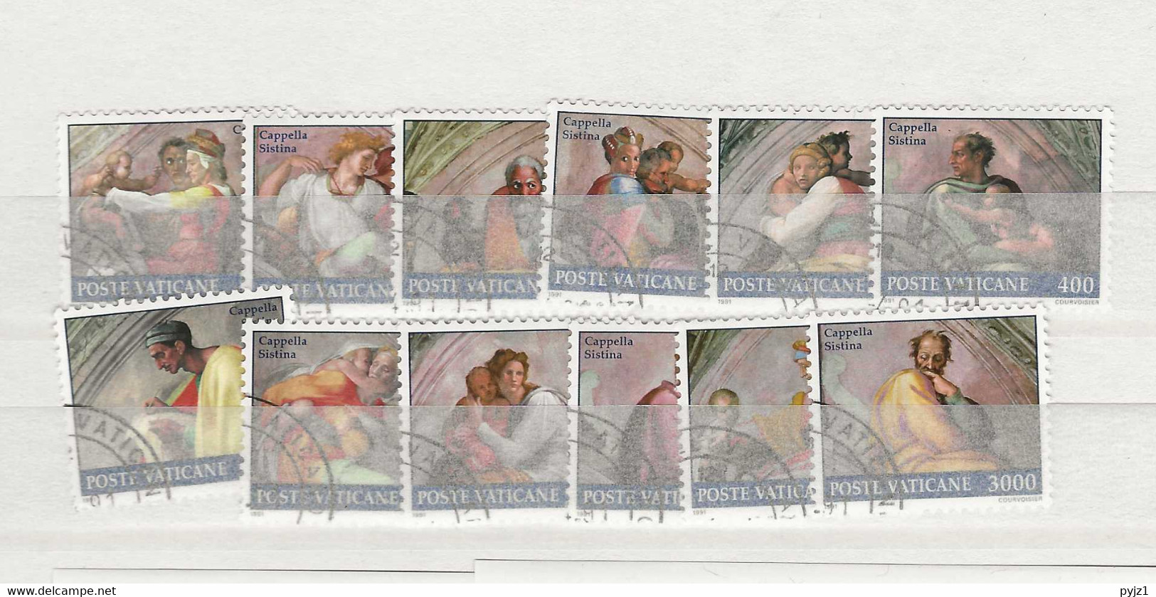 1991 USED Vatcano Mi 1023-34 - Usati