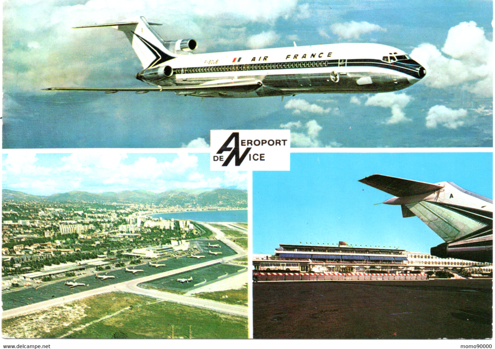 NICE : Aéroport De Nice-Côte D'Azur Et Boing 727 Air-France - Luftfahrt - Flughafen