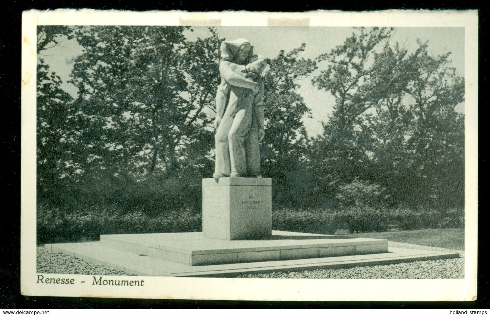 ANSICHTKAART * ZEELAND * RENESSE * MONUMENT *  (3944k) - Renesse