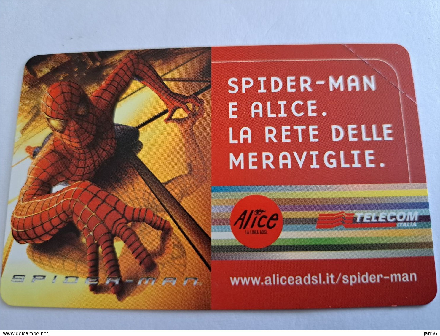 ITALIA LIRE 2000 € 5,-  SPIDERMAN     PREPAID  MINT  ** 10584 ** - Pubbliche Ordinarie