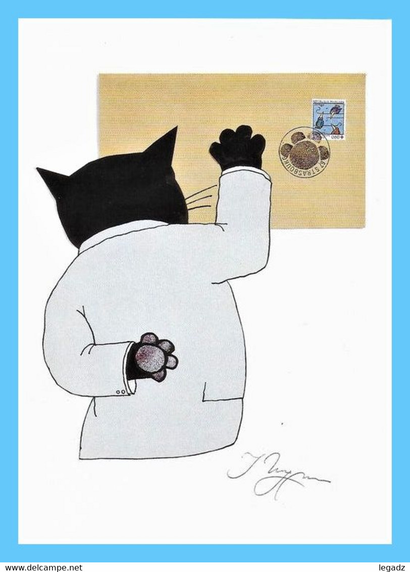 CPM - Illustrateur (Tomi Ungerer) - 5. Postkatzen - Les Chats De La Poste - Edit PTT Cartophilie 1996 - Ungerer