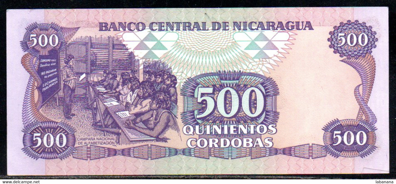 659-Nicaragua 500 Cordobas 1985 FB392 Neuf/unc - Nicaragua